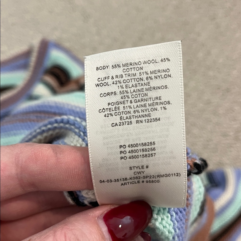 Aritzia Wilfred Seabrook Sweater Merino Wool Blend - Picture 15 of 15